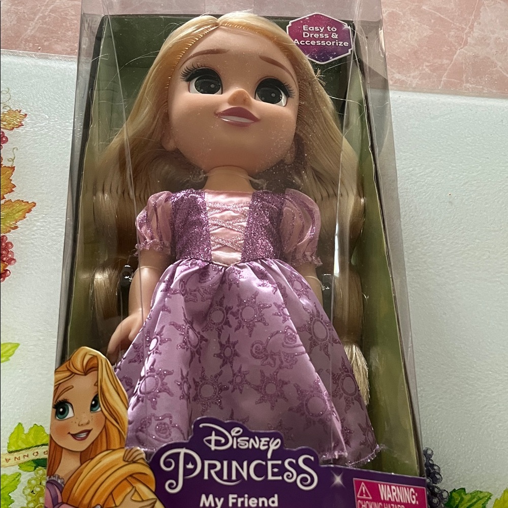 Disney Princess Rapunzel Doll - Lavender and Gold